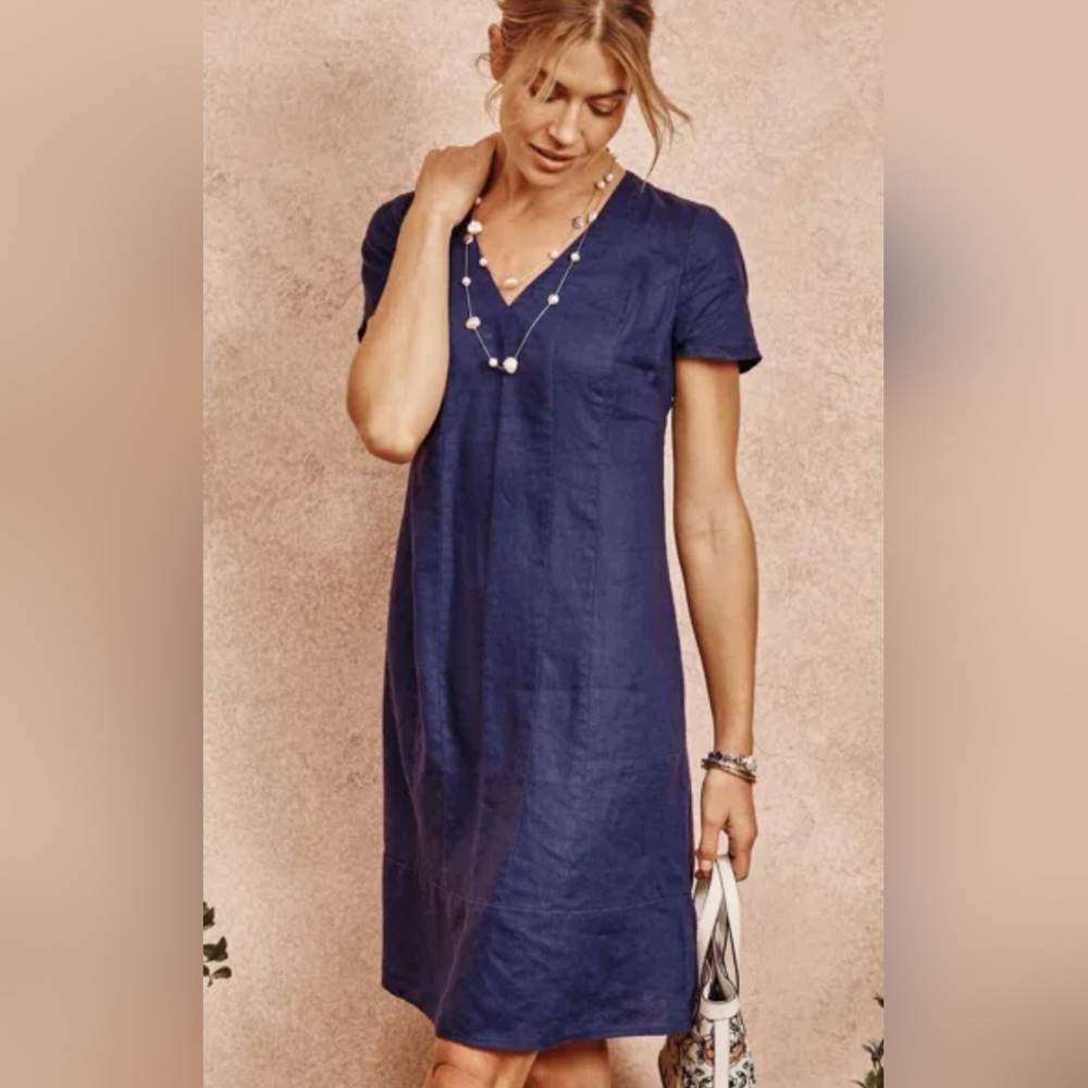 J. Jill Blue Midi Dress